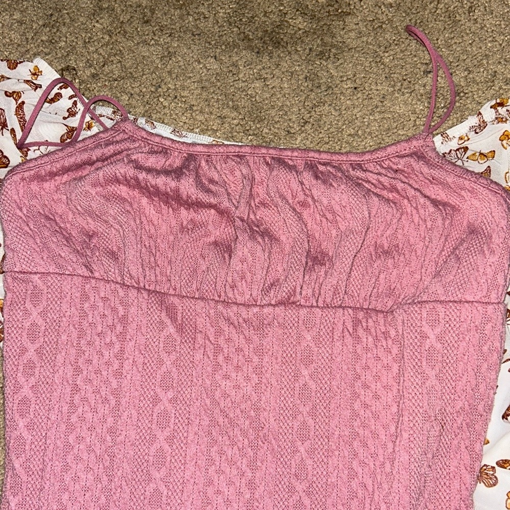 pink ultra flirt dress size small